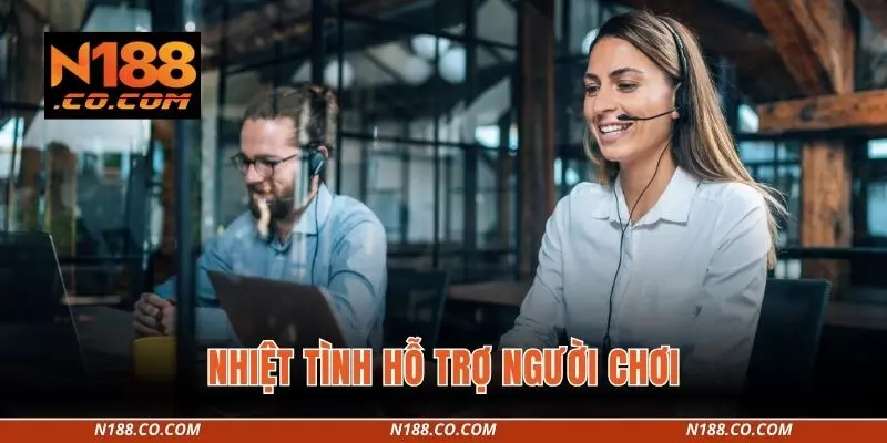 Nhiệt tình hỗ trợ người chơi